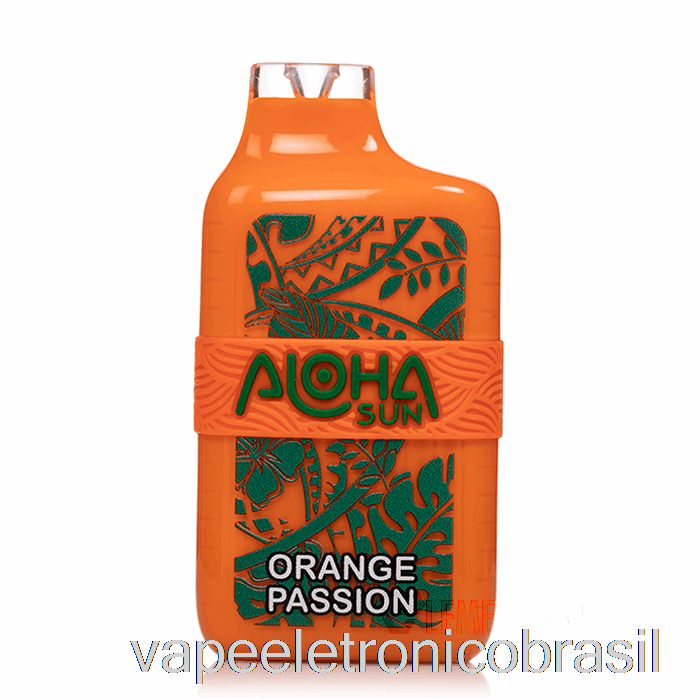 Vape Eletrônico Aloha Sun 7000 Descartável Laranja Paixão